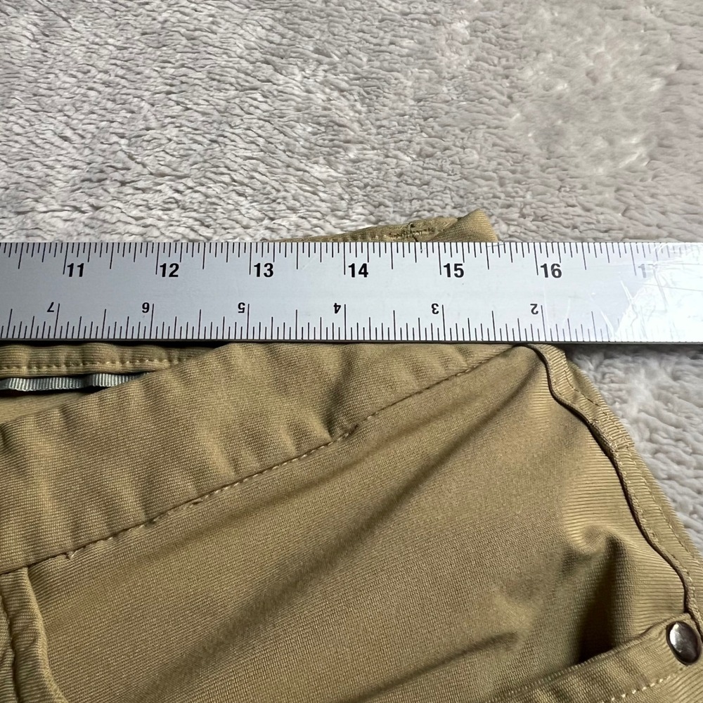Lululemon Men 32 Commission Pant Khaki Tan Chino Technical Stretch Golf Trousers - Picture 5 of 7
